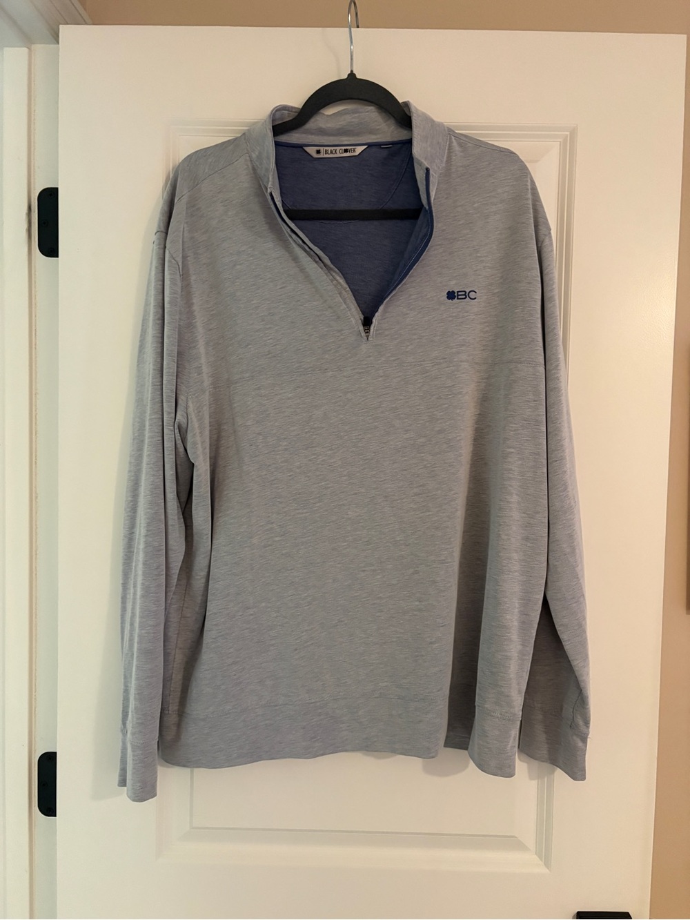 Men’s Black Clover Quarter Zip - XL